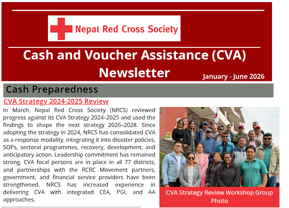 Cash and Voucher Assistance (CVA) Newsletter